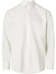 CALVIN KLEIN Cotton Linen Relaxed Shirt 560075820 цена и информация | Мужские рубашки | kaup24.ee
