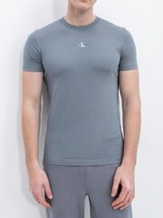 Särk Calvin Klein Jeans Micro Monologo Overcast Grey 560076197 hind ja info | Meeste T-särgid | kaup24.ee