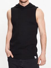 Särk Calvin Klein Jeans Logo Tab Rib Hooded Tank Black 560076323 hind ja info | Meeste T-särgid | kaup24.ee