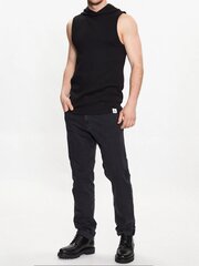 Calvin Klein Jeans Logo Tab Rib Hooded Tank Black 560076323 цена и информация | Мужские футболки | kaup24.ee