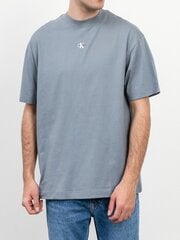 Meeste särk Calvin Klein Jeans Micro Monologo Modern Overcast Grey 560076344 hind ja info | Meeste T-särgid | kaup24.ee