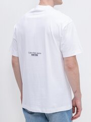 Meeste aärk Calvin Klein Jeans Motion Floral Graphic Bright White 560076363 hind ja info | Meeste T-särgid | kaup24.ee