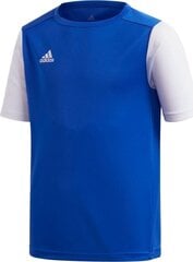 Treeningpusa Adidas Estro 19 Jersey Junior, sinine, 176cm hind ja info | Jalgpalli varustus ja riided | kaup24.ee