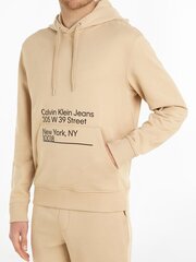 Calvin Klein Jeans Ck Address Logo Travertine 560076156 цена и информация | Мужские толстовки | kaup24.ee