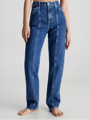 Teksad Calvin Klein Jeans High Rise Straight Utility 32' 560075901 hind ja info | Naiste teksad | kaup24.ee