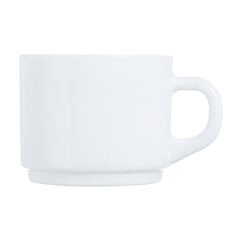 Чашка Luminarc Штабелируемые Белый Cтекло (22 cl) (Pack 6x) цена и информация | Стаканы, фужеры, кувшины | kaup24.ee