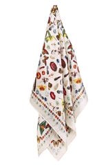 AMARONI valge kirju kaelarätik SCARF060-ONE SIZE цена и информация | Воротник из шерсти мерино/ шарф серый InAvati AC010195-1 | kaup24.ee