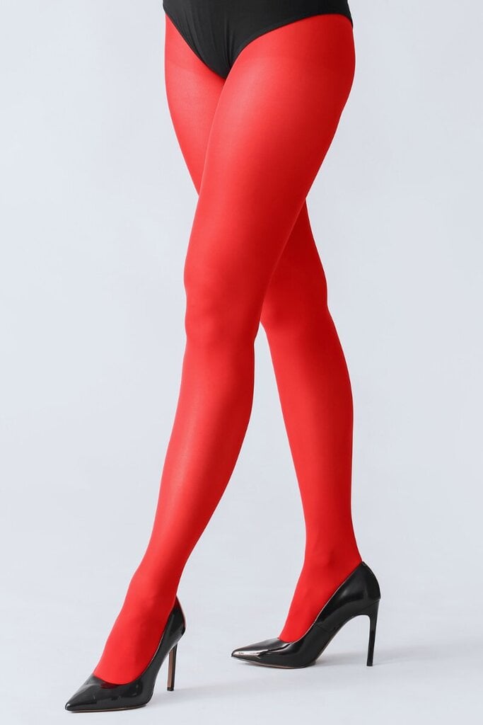 STIINA 60DEN RED punased sukkpüksid SATIN60RED-2XL hind ja info | Sukkpüksid | kaup24.ee
