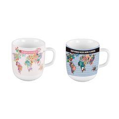 Кружка Mug DKD Home Decor, 380 мл цена и информация | Стаканы, фужеры, кувшины | kaup24.ee