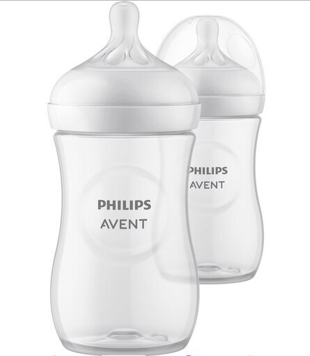 Pudelid Philips Avent Natural Response SCY903/02, 260 ml, 2 tk цена и информация | Lutipudelid ja aksessuaarid | kaup24.ee