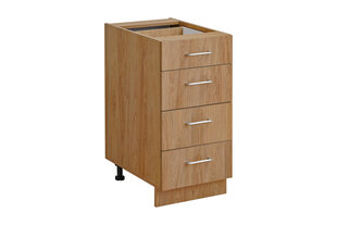 Кухонный шкаф Laxy 40/81 4S, коричневый цвет цена и информация | Кухонные шкафчики | kaup24.ee