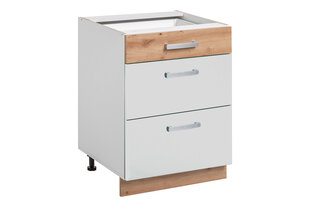 Кухонный шкаф Ava 60/81 3S, белый цвет цена и информация | Кухонные шкафчики | kaup24.ee