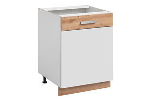 Кухонный шкаф Ava 60/81 1D, белый цвет цена и информация | Кухонные шкафчики | kaup24.ee