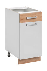 Кухонный шкаф Ava 1S1D, белый цвет цена и информация | Кухонные шкафчики | kaup24.ee
