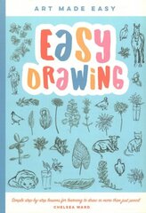 Easy Drawing: Simple step-by-step lessons for learning to draw in more than just pencil, Volume 2 цена и информация | Книги об искусстве | kaup24.ee