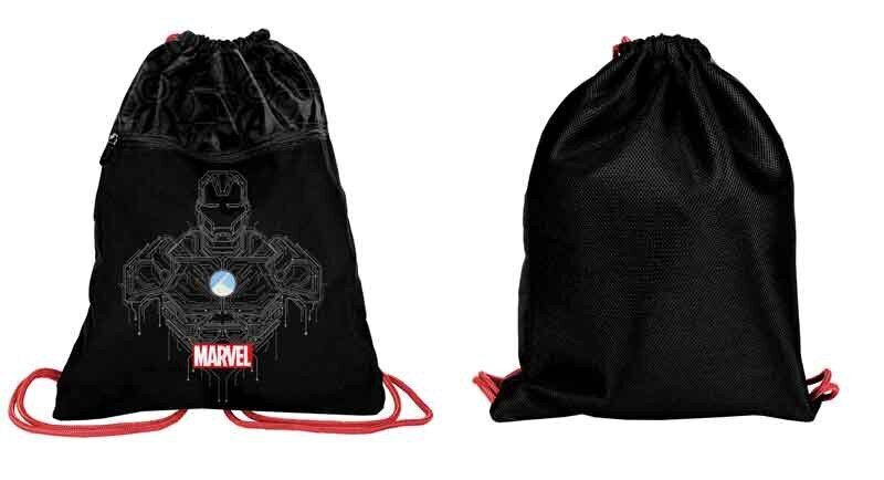 Spordiriiete kott Paso Avengers (Marvel Avengers) AV23UU-713, must hind ja info | Koolikotid, sussikotid | kaup24.ee