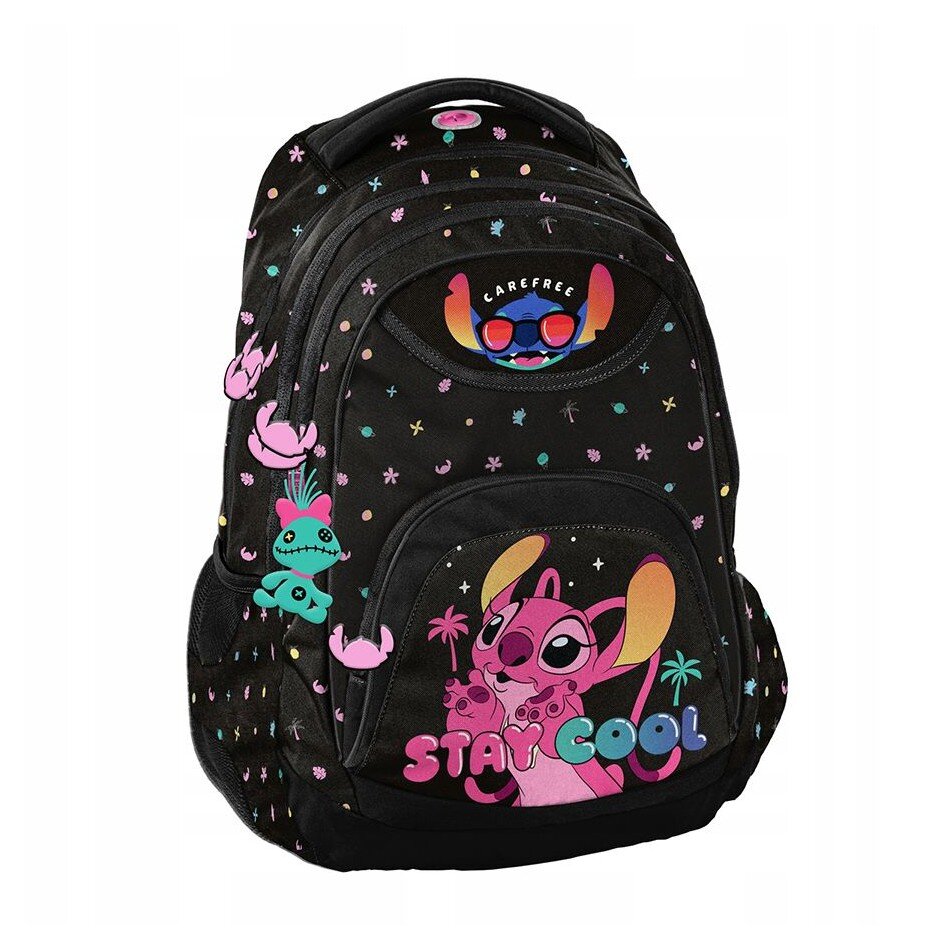 Koolikott Paso Disney Stich DS23TT-2708, must цена и информация | Koolikotid, sussikotid | kaup24.ee