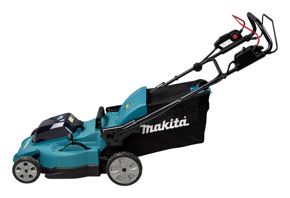 Iseliikuv akutoitel niiduk Makita DLM481Z 2x18V 4 in 1, ilma aku ja laadijata цена и информация | Muruniidukid | kaup24.ee