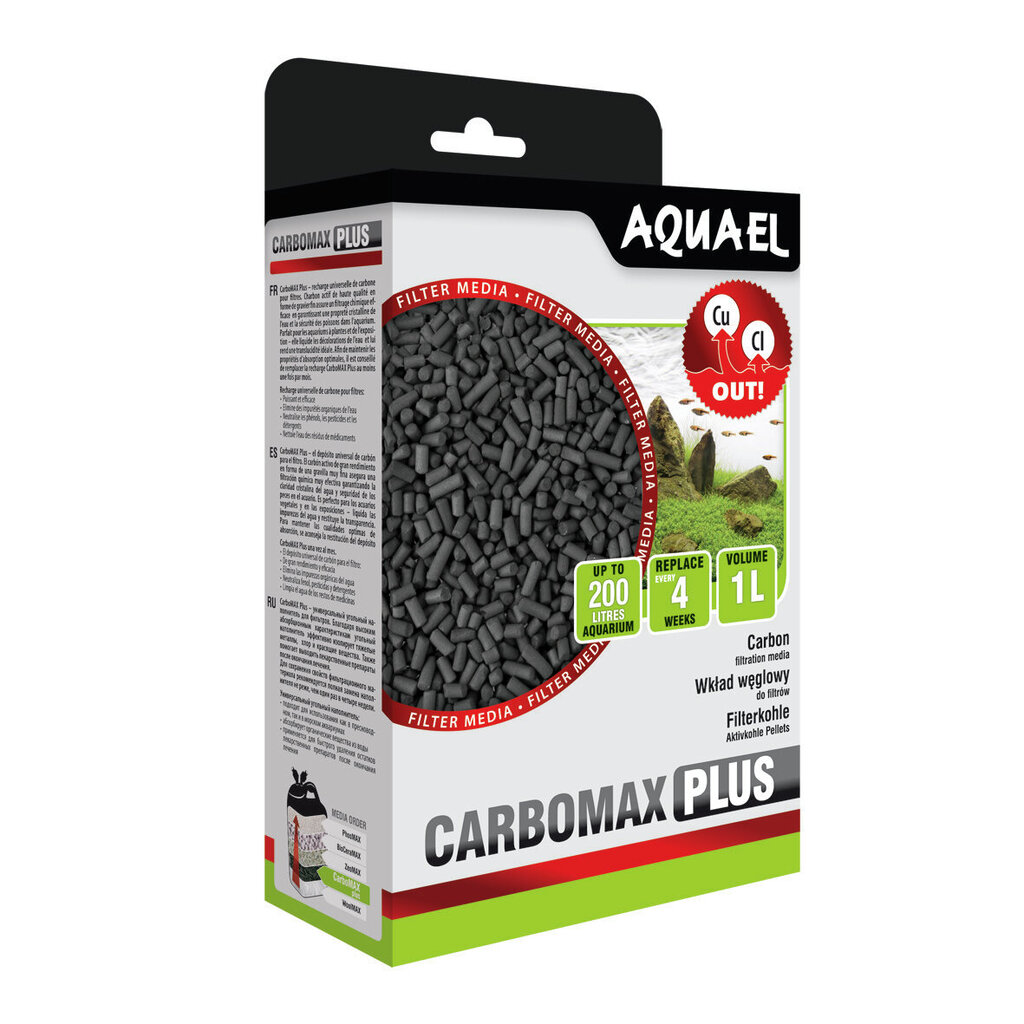 Filtrikassett Aquael Carbomax Plus hind ja info | Akvaariumid ja seadmed | kaup24.ee