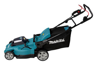 Аккумуляторная газонокосилка Makita DLM480Z 2x18В, без аккумулятора и зарядного устройства цена и информация | Газонокосилки | kaup24.ee