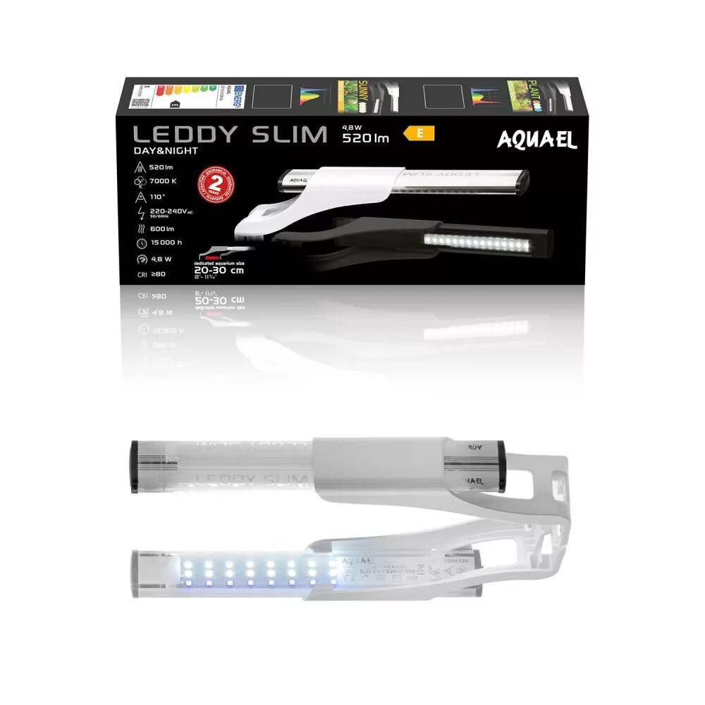 Akvaariumi valgustus Leddy Slim Sunny LED, 4,8 W hind ja info | Akvaariumid ja seadmed | kaup24.ee