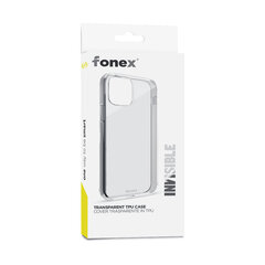 Telefoniümbris Fonex Invisible TPU iPhone 14 Pro Max-le, läbipaistev hind ja info | Telefonikaaned ja ümbrised | kaup24.ee