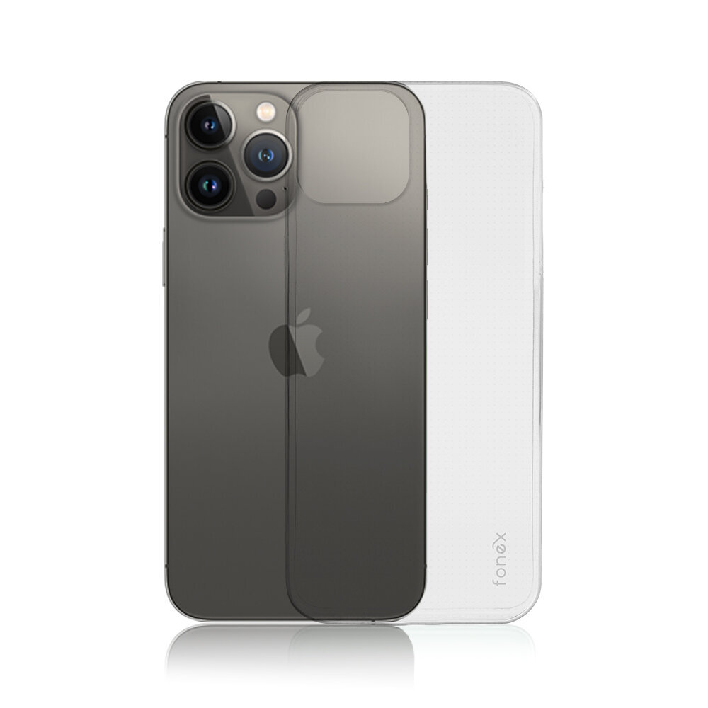 Telefoniümbris Fonex Invisible TPU iPhone 13 Pro Max-le, läbipaistev цена и информация | Telefoni kaaned, ümbrised | kaup24.ee