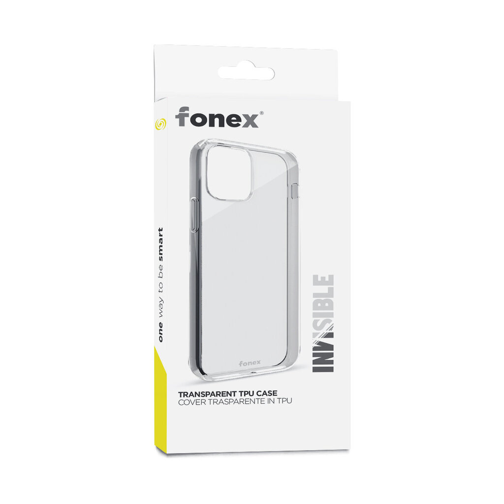 Telefoniümbris Fonex Invisible TPU iPhone 12 / 12 Pro-le, läbipaistev hind ja info | Telefoni kaaned, ümbrised | kaup24.ee