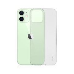 Telefoniümbris Fonex Invisible TPU iPhone 12 Mini-le, läbipaistev hind ja info | Telefoni kaaned, ümbrised | kaup24.ee