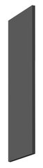 Боковой верхний корпус шкафа Salma, серый цвет цена и информация | Кухонные шкафчики | kaup24.ee