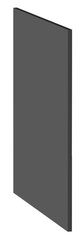 Боковой верхний корпус шкафа Salma, серый цвет цена и информация | Кухонные шкафчики | kaup24.ee