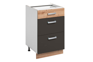 Кухонный шкафчик Ava 3S, 40x81x56 см, серый цена и информация | Кухонные шкафчики | kaup24.ee