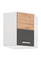 Угловой кухонный шкафчик Ava 60x60/72 1D, серый цвет цена и информация | Кухонные шкафчики | kaup24.ee