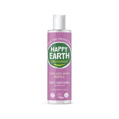 Happy Earth 100% looduslik lavendli ja Ylangi lõhnaga deodorant täitepakend, 300 ml цена и информация | Дезодоранты | kaup24.ee