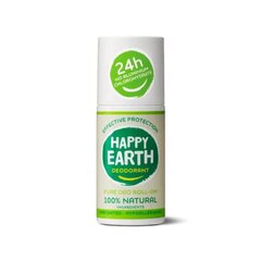 Happy Earth 100% looduslik lõhnatu deodorant roll-on tundlikule nahale, 75ml цена и информация | Дезодоранты | kaup24.ee