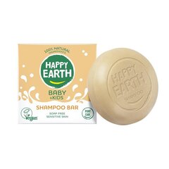 Happy Earth 100% looduslik pisaravaba niisutav tahke šampoon beebidele ja lastele, 50 g цена и информация | Косметика для мам и детей | kaup24.ee