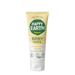 Happy Earth 100% looduslik toitev ja kaitsev kreem beebidele ja lastele, 75ml hind ja info | Laste ja ema kosmeetika | kaup24.ee