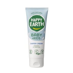 Happy Earth 100% looduslik nahka kaitsev lõhnatu mähkmekreem, 75 ml цена и информация | Косметика для мам и детей | kaup24.ee