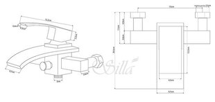 Vannisegisti Silla SEM-1064 цена и информация | Смесители | kaup24.ee