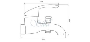 Vannisegisti Silla SEM-1076 hind ja info | Vannitoa segistid | kaup24.ee