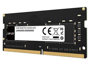 Lexar, 8GB, DDR4, 3200MHz, LD4AS008G-B3200GSST цена и информация | Оперативная память (RAM) | kaup24.ee