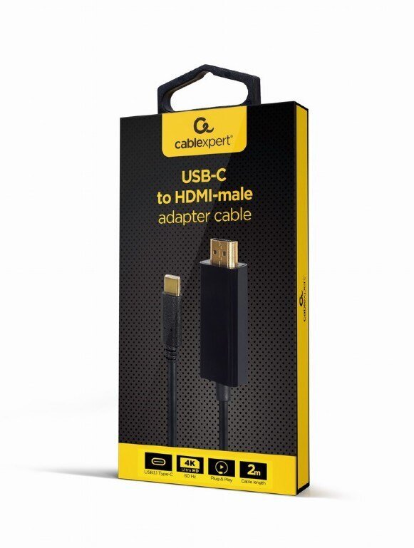 HDMI Kaabel GEMBIRD A-CM-HDMIM-02 hind ja info | Kaablid ja juhtmed | kaup24.ee