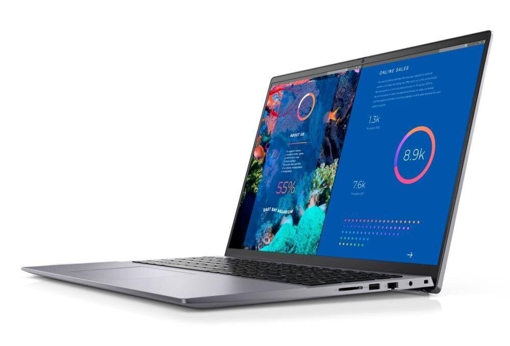 Notebook|DELL|Vostro|5635|CPU 7530U|2000 MHz|16&quot;|1920x1200|RAM 8GB|DDR4|4266 MHz|SSD 256GB|AMD Radeon Graphics|Integrated|ENG|Windows 11 Pro|Titanium Grey|1.9 kg|N1003VNB5635EMEA01 цена и информация | Sülearvutid | kaup24.ee