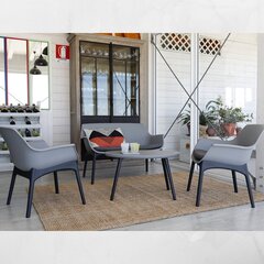 Комплект садовой мебели Luxor Lounge Set светло-серый/серый цена и информация | Комплекты уличной мебели | kaup24.ee