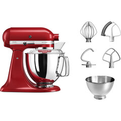 Mikser KitchenAid Artisan 5KSM175PSEER Punane 4.8l 300 W цена и информация | Кухонные комбайны | kaup24.ee