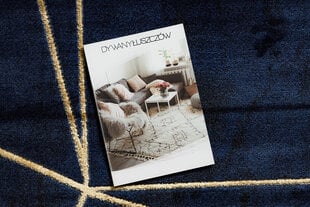 ковер EMERALD эксклюзивный 1022 гламур, стильный геометричес темно-синий / золото цена и информация | Ковры | kaup24.ee