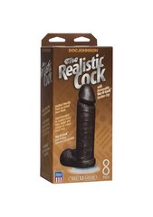 Dildo Doc Johnson The Realistic Cock, tumepruun hind ja info | Dildod | kaup24.ee