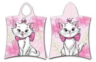 Laste pontšo Marie Cat Pink Flower, 50x115 cm цена и информация | Полотенца | kaup24.ee