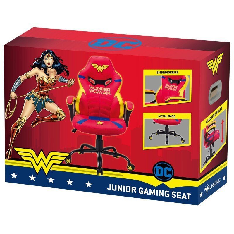 Mängutool Subsonic Junior Wonder Woman, punane hind ja info | Kontoritoolid | kaup24.ee