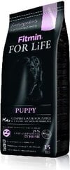 Корм для собак FITMIN For Life Puppy (15 кг) цена и информация | Сухой корм для собак | kaup24.ee